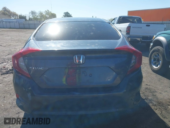 2017 Honda Civic Sedan LX with VIN 2HGFC2F57HH568416, listed as a IAAI auction lot 41812251 with 160,936 mi miles. Bid and sale history available at carsss.com. Image 16.