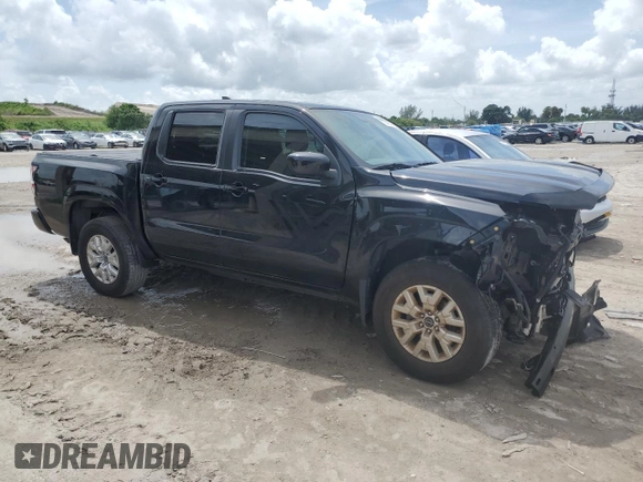 2022 Nissan Frontier SV with VIN 1N6ED1EK9NN691370, listed as a Copart auction lot 41878115 with 17,151 mi miles and Non Repairable. Bid and sale history available at carsss.com. Image 4.