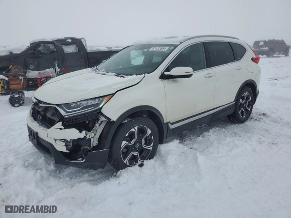 2017 Honda CR-V Touring with VIN 2HKRW2H98HH634692, listed as a Copart auction lot 87422684 with 95,601 mi miles and Salvage Title. Bid and sale history available at carsss.com. Image 1.