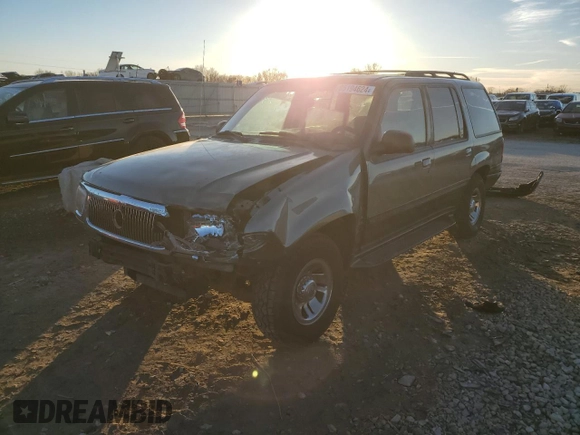 1999 Mercury Mountaineer z VIN 4M2ZU55P7XUJ42065, wystawiony jako Copart lot #85194624 z przebiegiem 304 261 mil mil oraz Szkoda całkowita • Salvage title. Historia ofert i sprzedaży dostępna na DreamBid. Obrazek 1.