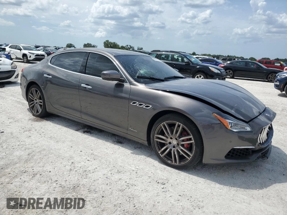 2018 Maserati Quattroporte S GranLusso z VIN ZAM56YPL6J1281490, wystawiony jako Copart lot #60120163 z przebiegiem 59 327 mil mil oraz . Historia ofert i sprzedaży dostępna na DreamBid. Obrazek 4.