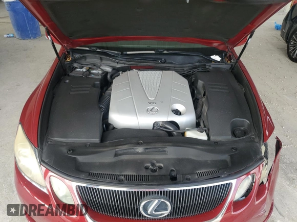 2007 Lexus GS 350 with VIN JTHBE96S170015784, listed as a Copart auction lot 51471335 with 222,084 mi miles and Salvage Title. Bid and sale history available at carsss.com. Image 12.