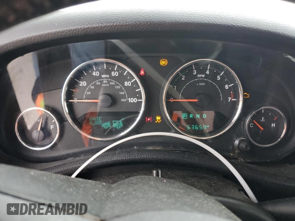 2018 Jeep Wrangler Unlimited Sport with VIN 1C4BJWDG8JL883524, listed as a Copart auction lot 52830295 with 63,659 mi miles and Salvage Title. Bid and sale history available at DreamBid. Image 9.