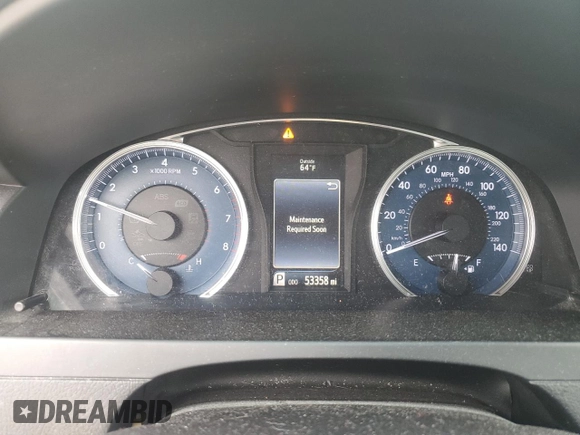 2017 Toyota Camry XLE with VIN 4T1BF1FKXHU758675, listed as a Copart auction lot 53077595 with 53,358 mi miles and Salvage Title. Bid and sale history available at carsss.com. Image 9.