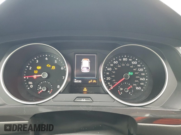 2020 Volkswagen Tiguan SE with VIN 3VV2B7AX0LM066834, listed as a Copart auction lot 50202205 with 66,530 mi miles and Salvage Title. Bid and sale history available at DreamBid. Image 9.