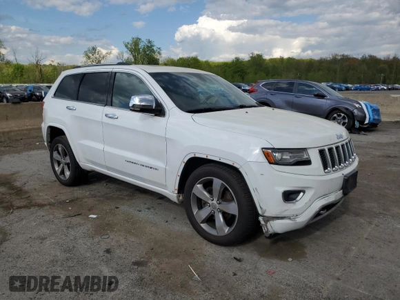 2014 Jeep Grand Cherokee Overland with VIN 1C4RJFCG6EC139930, listed as a Copart auction lot 55737505 with 110,029 mi miles and Clean Title. Bid and sale history available at DreamBid. Image 4.