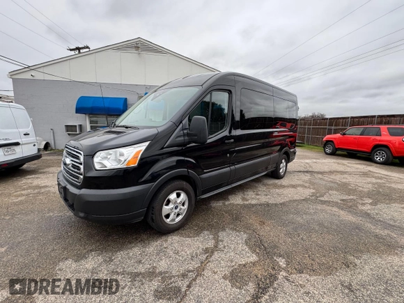 2019 Ford Transit Passenger XL with VIN 1FBAX2CGXKKA76681, listed as a Copart auction lot 86907744 with 165,450 mi miles and Clean Title. Bid and sale history available at carsss.com. Image 2.