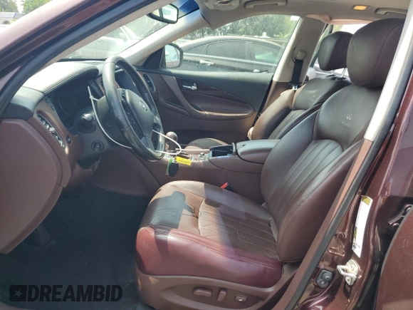 2012 Infiniti EX Journey with VIN JN1AJ0HPXCM400733, listed as a Copart auction lot 59629905 with 171,470 mi miles and Salvage title. Bid and sale history available at DreamBid. Image 7.
