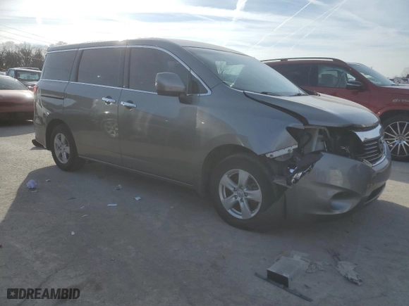 2015 Nissan Quest SL with VIN JN8AE2KP7F9120303, listed as a Copart auction lot 86313694 with 153,271 mi miles and Salvage Title. Bid and sale history available at carsss.com. Image 4.