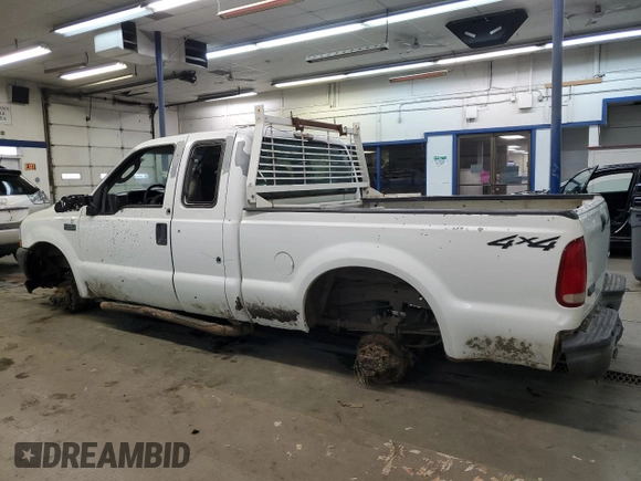 2003 Ford F-250 with VIN 3FTNX21L43MB35635, listed as a Copart auction lot 86396734 with Not provided miles and Salvage title. Bid and sale history available at DreamBid. Image 2.