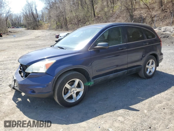 2010 Honda CR-V EX with VIN 5J6RE4H54AL016082, listed as a Copart auction lot 53850455 with 124,247 mi miles and Salvage Title. Bid and sale history available at carsss.com. Image 1.