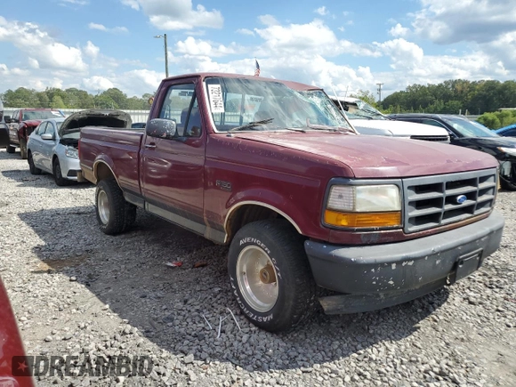 1993 Ford F-150 with VIN 2FTDF15N9PCA06375, listed as a Copart auction lot 73217644 with 293,322 mi miles and Salvage Title. Bid and sale history available at carsss.com. Image 4.