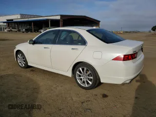2006 Acura TSX with VIN JH4CL96826C036817, listed as a Copart auction lot 57084175 with 80,646 mi miles and Salvage title. Bid and sale history available at DreamBid. Image 2.
