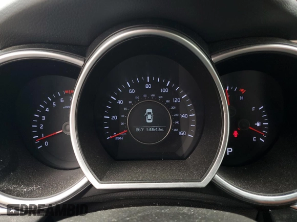 2015 Kia Optima EX with VIN 5XXGN4A75FG455808, listed as a Copart auction lot 60848114 with 130,643 mi miles and Salvage Title. Bid and sale history available at carsss.com. Image 9.