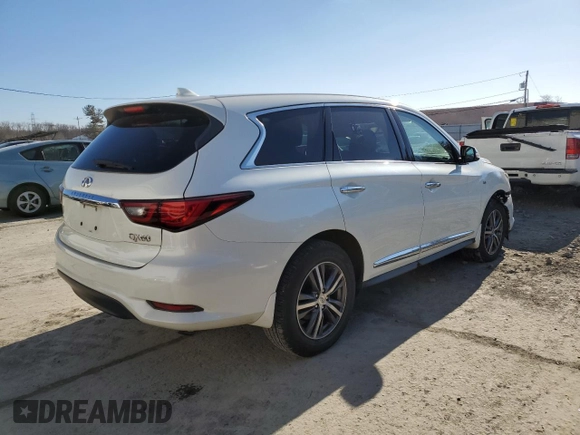 2019 Infiniti QX60 Pure с VIN 5N1DL0MM4KC561837, выставлен на аукционе Copart как лот 47443595 с пробегом 143 473 миль миль и Чистый • Clean title. История ставок и продаж доступна на DreamBid. Изображение 3.