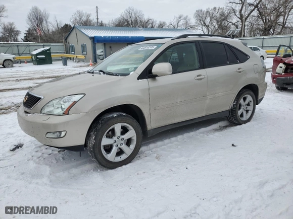 2004 Lexus RX 330 with VIN JTJHA31U740006142, listed as a Copart auction lot 44816205 with 192,564 mi miles and Salvage Title. Bid and sale history available at carsss.com. Image 1.