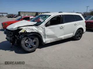 2018 Dodge Journey Crossroad z VIN 3C4PDCGB6JT288574, wystawiony jako Copart lot #50210475 z przebiegiem Nie podano mil oraz Szkoda całkowita • Salvage title. Historia ofert i sprzedaży dostępna na DreamBid. Obrazek 1.