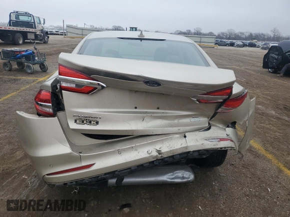 2019 Ford Fusion SE with VIN 3FA6P0HD3KR172335, listed as a Copart auction lot 86637504 with 22,860 mi miles and Salvage Title. Bid and sale history available at carsss.com. Image 6.