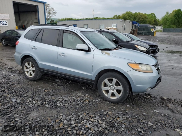 2007 Hyundai Santa Fe SE with VIN 5NMSH73E07H040588, listed as a Copart auction lot 56698875 with 177,099 mi miles and Salvage title. Bid and sale history available at DreamBid. Image 4.