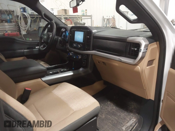 2023 Ford F-150 XL with VIN 1FTFW1ED6PFC14587, listed as a IAAI auction lot 41827273 with 87,267 mi miles. Bid and sale history available at carsss.com. Image 5.