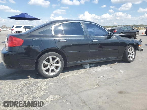 2006 Infiniti G35 with VIN JNKCV51EX6M506957, listed as a Copart auction lot 69821154 with 197,260 mi miles and Salvage Title. Bid and sale history available at DreamBid. Image 3.