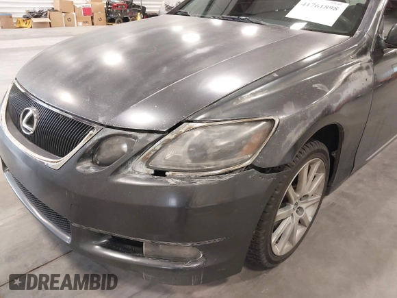 2006 Lexus GS 300 with VIN JTHCH96S660004998, listed as a IAAI auction lot 41761898 with 195,522 mi miles. Bid and sale history available at carsss.com. Image 6.
