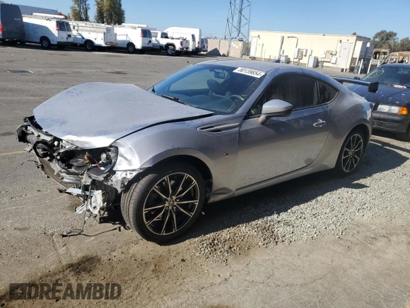 2017 Toyota 86 with VIN JF1ZNAA16H8704163, listed as a Copart auction lot 80139654 with 128,628 mi miles and Salvage Title. Bid and sale history available at carsss.com. Image 1.