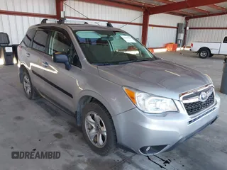 2015 Subaru Forester 2.5i with VIN JF2SJAAC2FG485649, listed as a IAAI auction lot 42161621 with 153,077 mi miles. Bid and sale history available at carsss.com. Image 1.