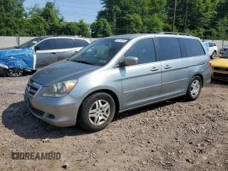 2005 Honda Odyssey EX with VIN 5FNRL38475B022755, listed as a Copart auction lot 62172905 with 165,617 mi miles and Clean title. Bid and sale history available at DreamBid. Image 1.