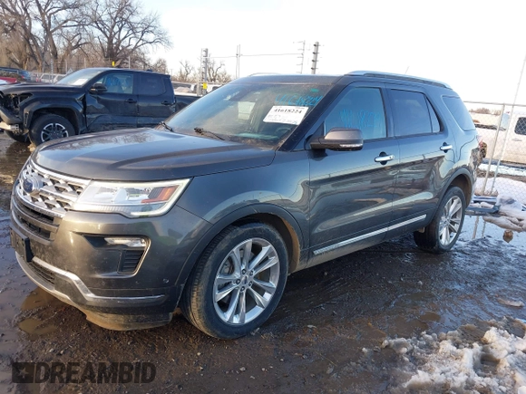 2018 Ford Explorer Limited with VIN 1FM5K8F89JGA86327, listed as a IAAI auction lot 41618224 with 117,007 mi miles and . Bid and sale history available at carsss.com. Image 17.