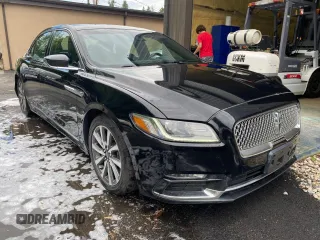2017 Lincoln Continental Livery with VIN 1LN6L9HK3H5603871, listed as a Copart auction lot 42706685 with 91,000 mi miles and Clean Title. Bid and sale history available at carsss.com. Image 1.