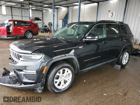 2024 Jeep Grand Cherokee Limited with VIN 1C4RJHBG4RC696595, listed as a Copart auction lot 53904275 with 32,636 mi miles and Salvage title. Bid and sale history available at DreamBid. Image 1.