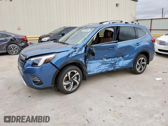 2023 Subaru Forester Touring with VIN JF2SKARC8PH454113, listed as a Copart auction lot 56063985 with Not provided miles and Salvage title. Bid and sale history available at DreamBid. Image 1.