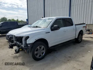 2020 Ford F-150 XL with VIN 1FTEW1E56LFA83255, listed as a Copart auction lot 59544225 with 76,793 mi miles and Salvage title. Bid and sale history available at DreamBid. Image 1.