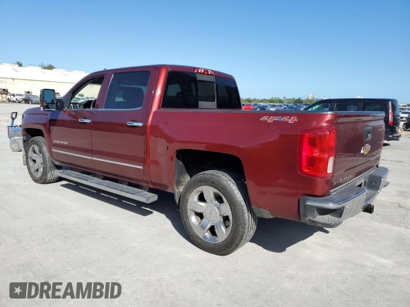 2017 Chevrolet Silverado 1500 LTZ with VIN 3GCUKSEJ6HG207508, listed as a Copart auction lot 80195854 with 131,140 mi miles and Salvage Title. Bid and sale history available at DreamBid. Image 2.