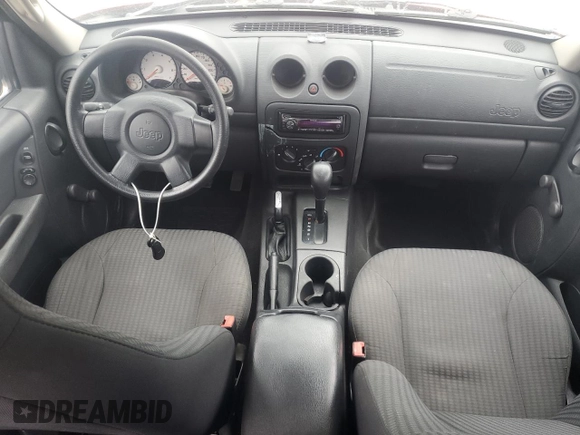 2003 Jeep Liberty Sport with VIN 1J4GL48K53W515414, listed as a Copart auction lot 47820045 with 142,002 mi miles and Salvage Title. Bid and sale history available at DreamBid. Image 8.