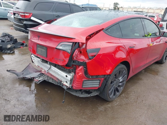 2021 Tesla Model 3 Performance with VIN 5YJ3E1EC5MF050598, listed as a IAAI auction lot 41778169 with 74,710 mi miles and . Bid and sale history available at carsss.com. Image 6.