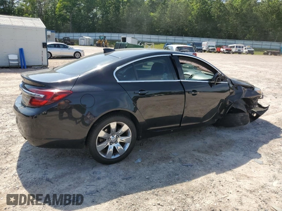 2017 Buick Regal Premium II with VIN 2G4GR5GX4H9136875, listed as a Copart auction lot 57718665 with 115,911 mi miles and Salvage title. Bid and sale history available at DreamBid. Image 3.