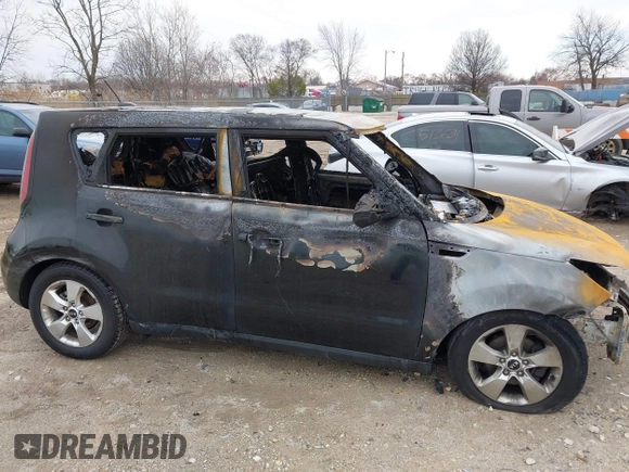 2017 Kia Soul with VIN KNDJN2A29H7488885, listed as a IAAI auction lot 41825703 with 1 mi miles. Bid and sale history available at carsss.com. Image 12.