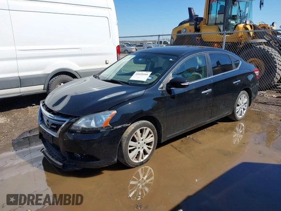 2013 Nissan Sentra SV with VIN 3N1AB7APXDL627173, listed as a IAAI auction lot 41653166 with 134,597 mi miles. Bid and sale history available at carsss.com. Image 17.