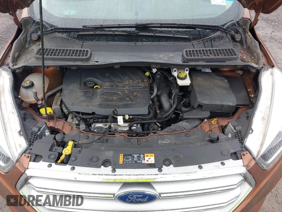 2017 Ford Escape Titanium with VIN 1FMCU0JD3HUB20846, listed as a IAAI auction lot 42182260 with 28,610 mi miles and . Bid and sale history available at DreamBid. Image 10.