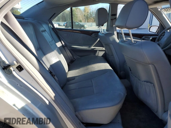 2001 Mercedes-Benz E-Class AWD with VIN WDBJF82J81X059893, listed as a Copart auction lot 80285554 with 156,713 mi miles and Clean Title. Bid and sale history available at carsss.com. Image 10.