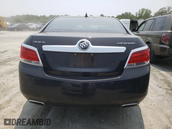 2012 Buick LaCrosse Premium 2 with VIN 1G4GF5E36CF324550, listed as a Copart auction lot 58740565 with 131,134 mi miles and Salvage title. Bid and sale history available at DreamBid. Image 6.