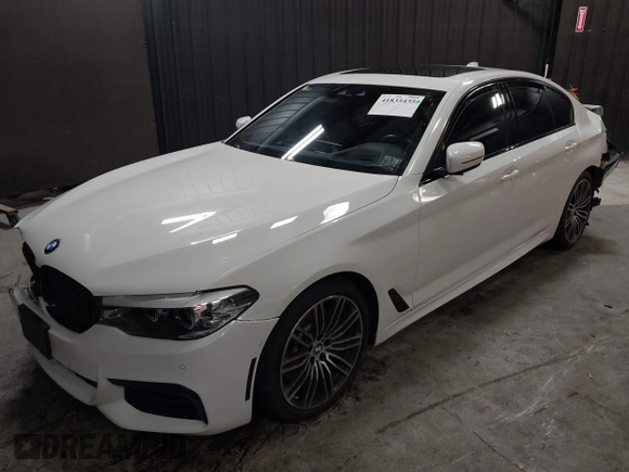 2019 BMW 5 Series 540i xDrive with VIN WBAJE7C55KWW19065, listed as a IAAI auction lot 41835435 with 45,087 mi miles and . Bid and sale history available at carsss.com. Image 20.
