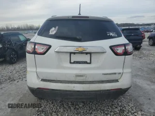 2016 Chevrolet Traverse LS with VIN 1GNKRFED6GJ333845, listed as a Copart auction lot 43333115 with 133,481 mi miles and Clean Title. Bid and sale history available at carsss.com. Image 6.