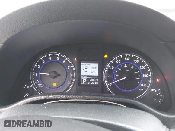 2014 Infiniti Q60 Coupe Journey with VIN JN1CV6EK6EM112185, listed as a IAAI auction lot 41578416 with 130,069 mi miles. Bid and sale history available at carsss.com. Image 7.