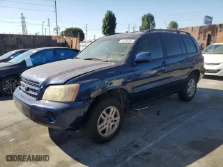 2002 Toyota Highlander with VIN JTEGF21A720054412, listed as a Copart auction lot 73246264 with 164,481 mi miles and Clean Title. Bid and sale history available at carsss.com. Image 1.