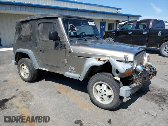 2003 Jeep Wrangler SE with VIN 1J4FA29183P335057, listed as a Copart auction lot 63523444 with 161,694 mi miles and Salvage title. Bid and sale history available at DreamBid. Image 4.