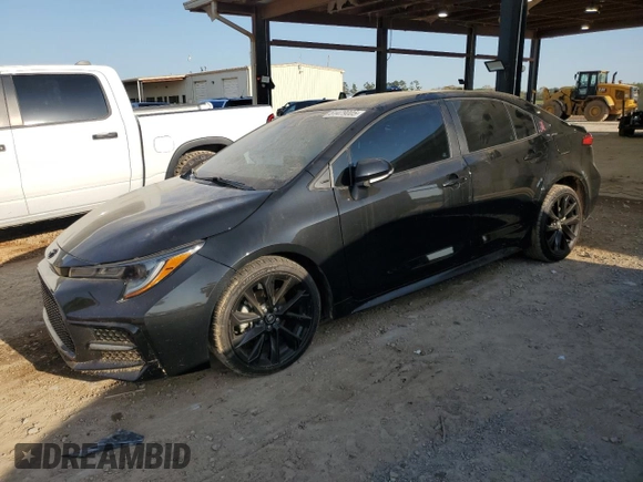 2022 Toyota Corolla SE with VIN 5YFS4MCE1NP117689, listed as a Copart auction lot 51479005 with 32,420 mi miles and Salvage Title. Bid and sale history available at DreamBid. Image 1.