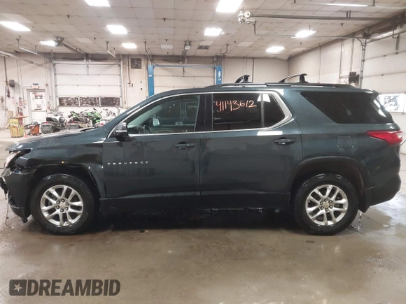 2020 Chevrolet Traverse LT with VIN 1GNEVHKW5LJ203804, listed as a IAAI auction lot 41143612 with 93,947 mi miles and . Bid and sale history available at DreamBid. Image 14.
